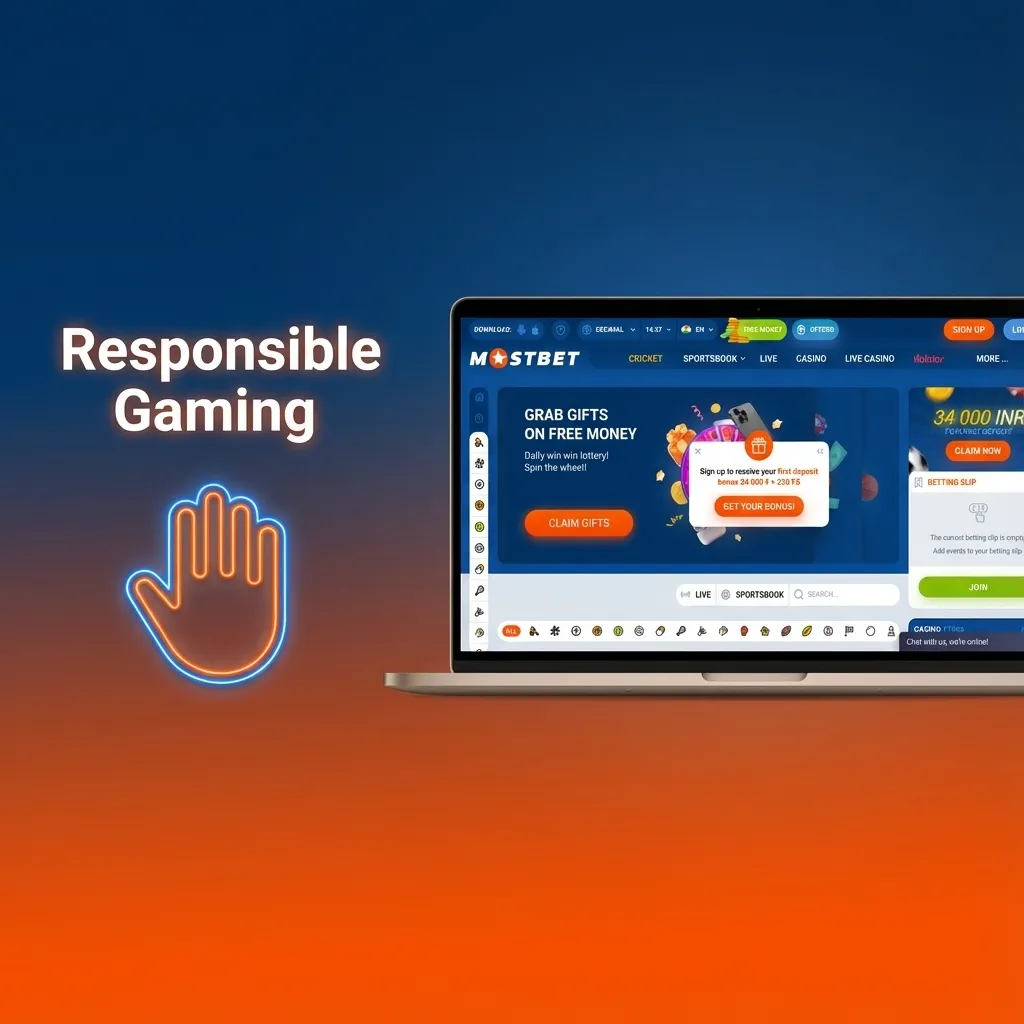 Illustration of a player calmly setting betting limits on a casino site, highlighting budget, control, and responsible gaming tools