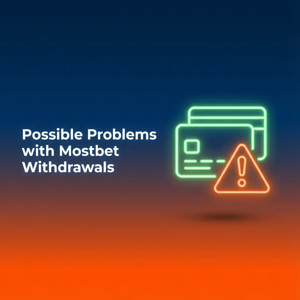 Infographic listing common Mostbet withdrawal problems for Indian players with brief tips to resolve each issue.